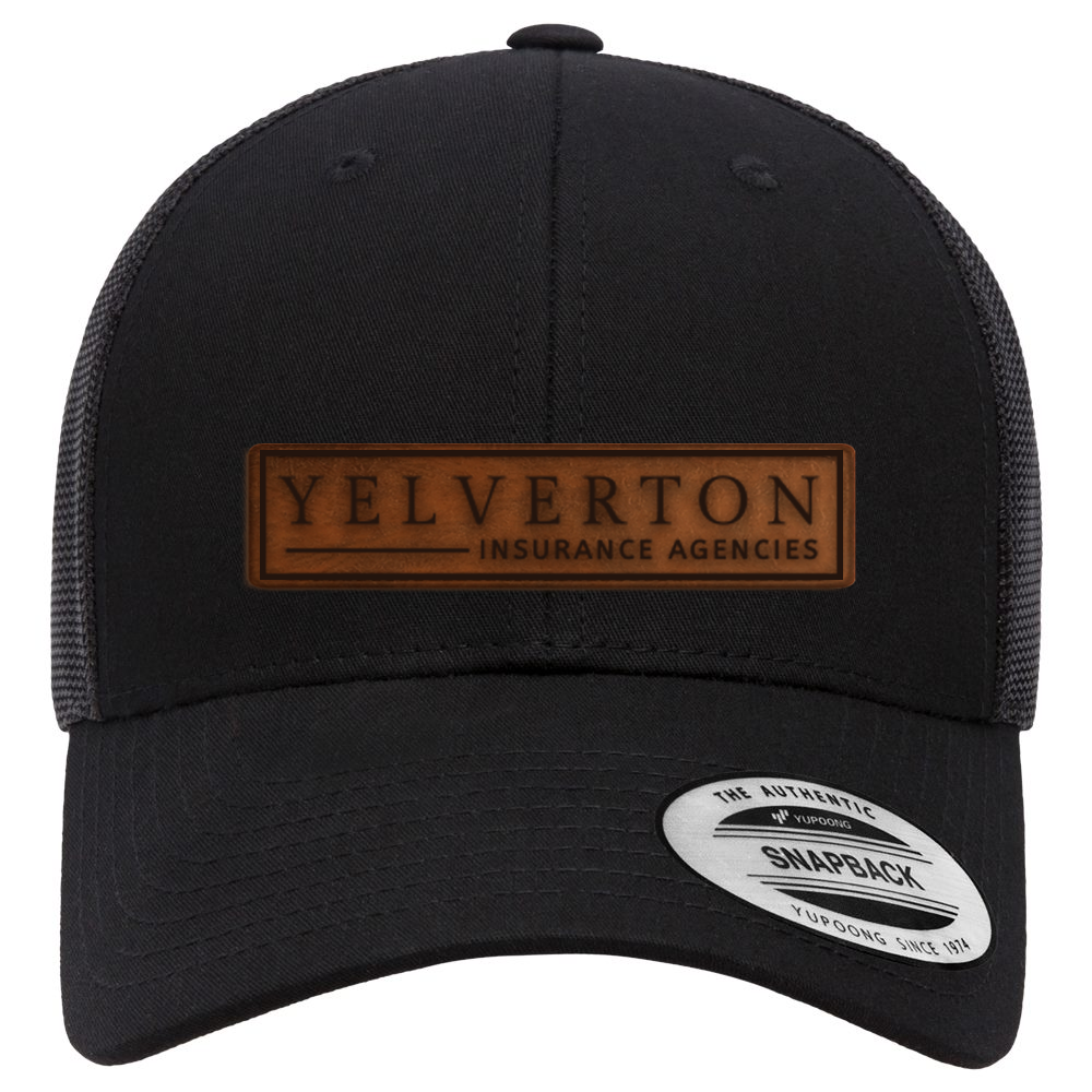 Yelverton Insurance Agencies Leather Patch Cap