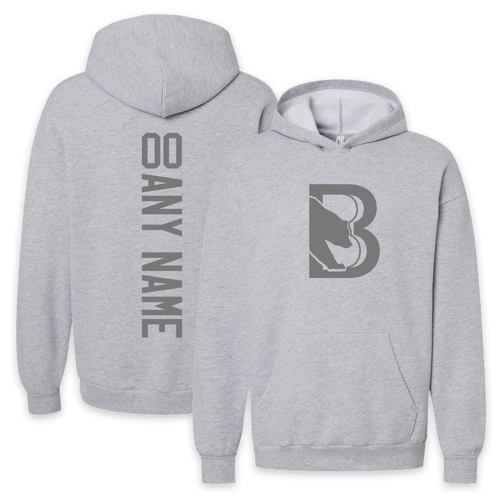 Binghamton Black Bears Custom Name and Number Hoodie - ONLINE EXCLUSIVE