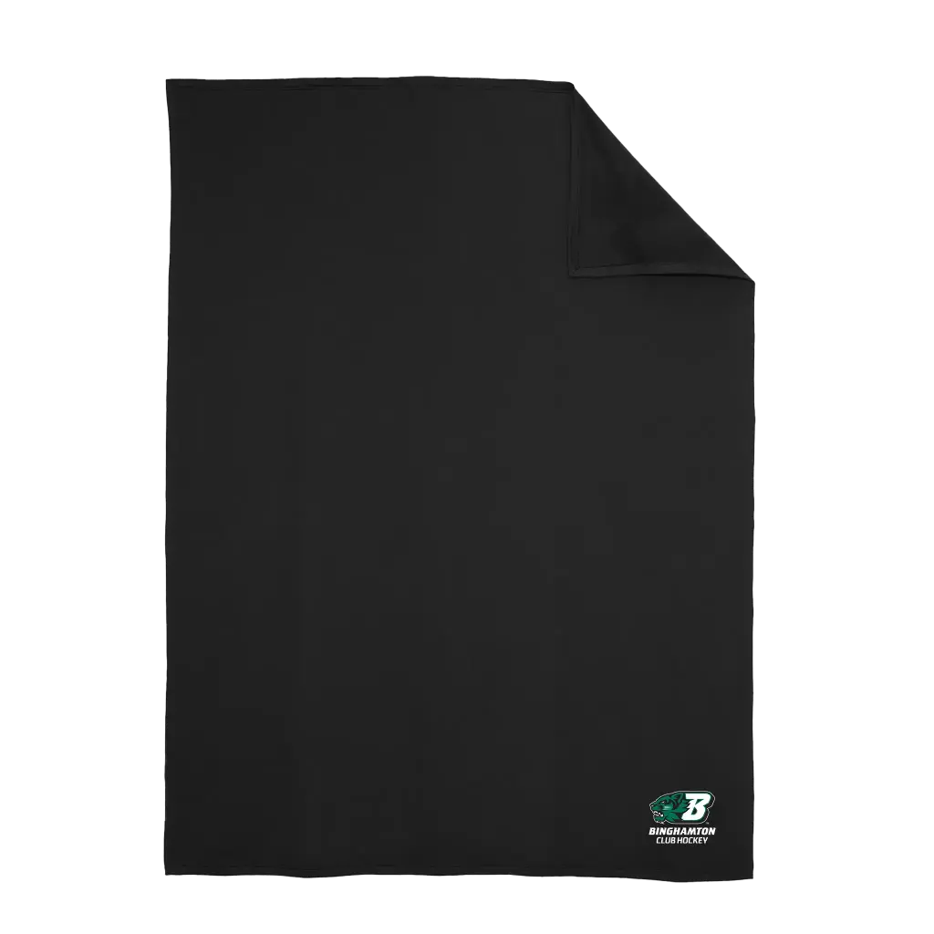 BU Club Hockey Fleece Sweatshirt Blanket