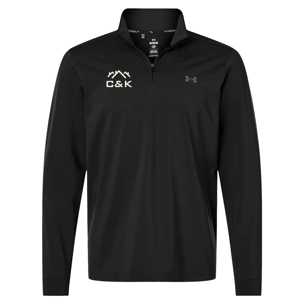 C&K Construction - Embroidered Under Armour Poly 1/4 Zip