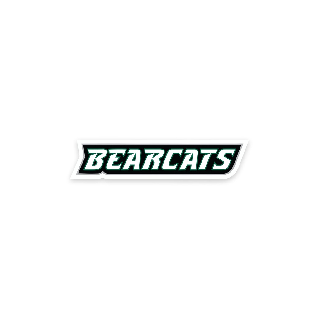 BU Club Hockey Player Bearcat Sticker