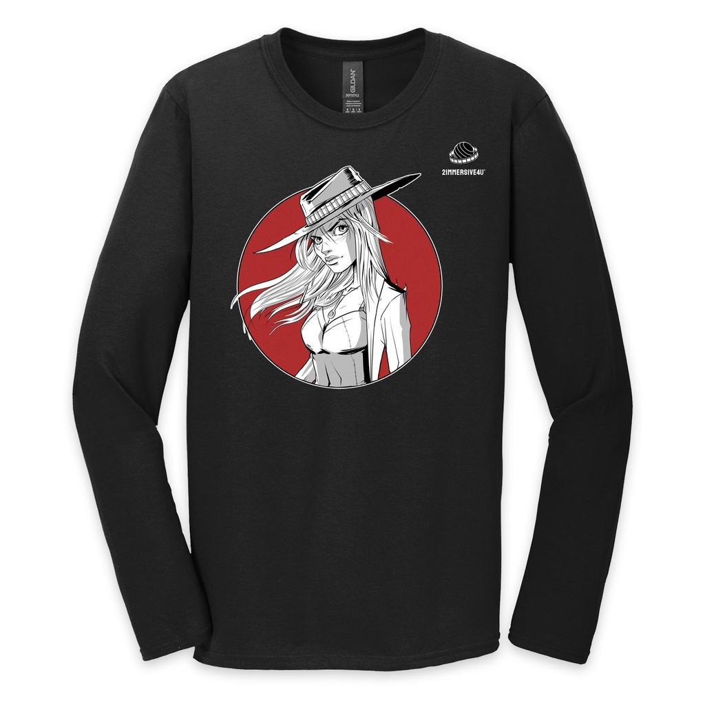 2Immersive4u - Cowgirl Long Sleeve T