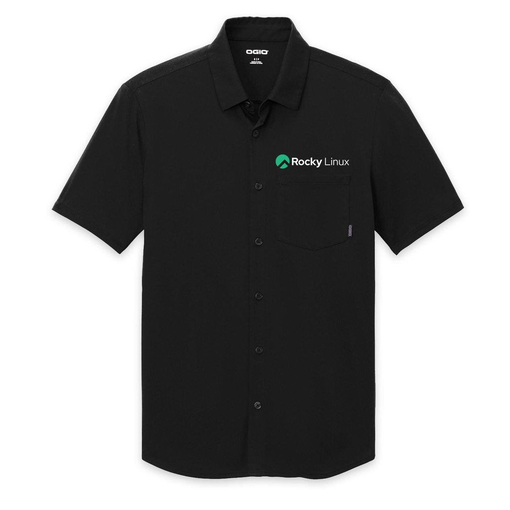 Rocky Linux OGIO® Short Sleeve Button Up