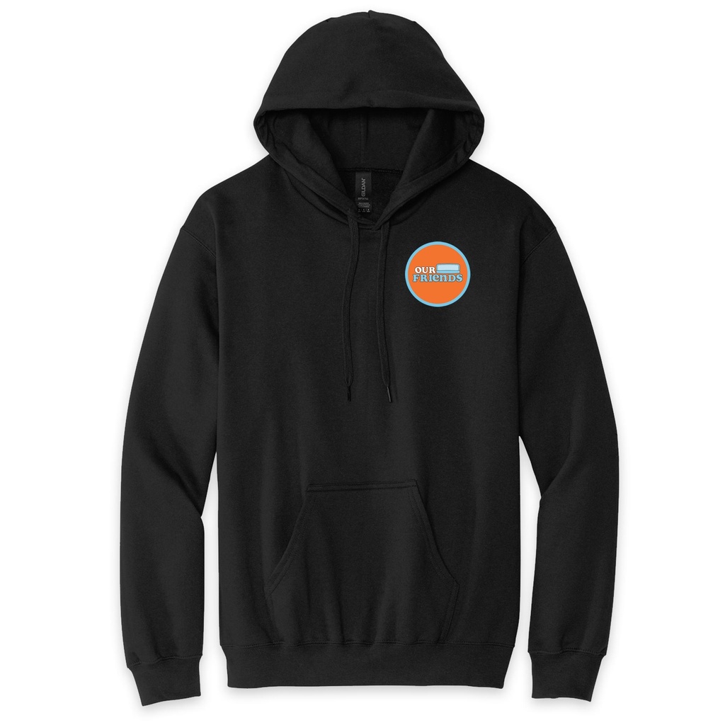Our Friends Hoodie - Orange Circle