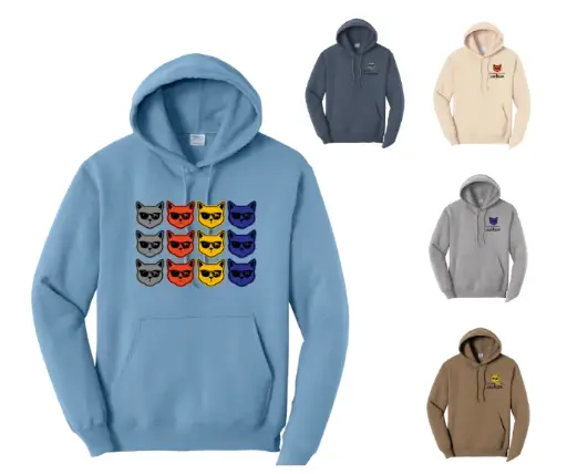 Hot Meat Cat Hoodie! (Pick your Design!)