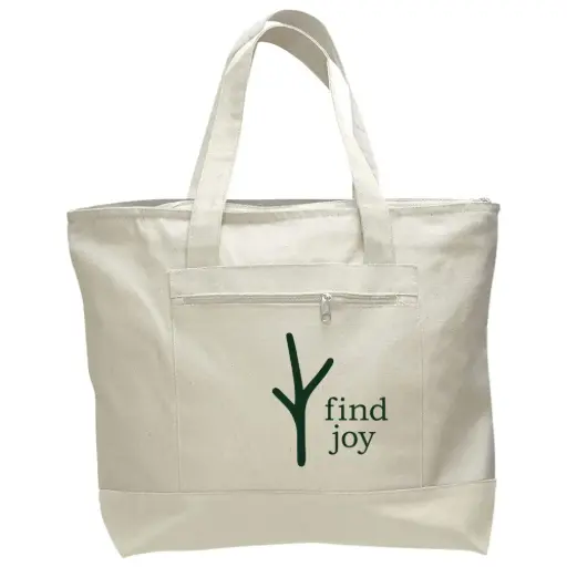 [Q1300-Natural] The Rooted Twigg Tote Bag