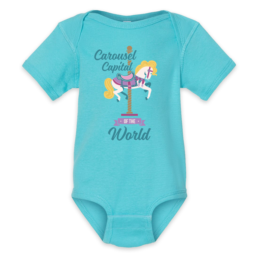Carousel Capital of the World Onesie