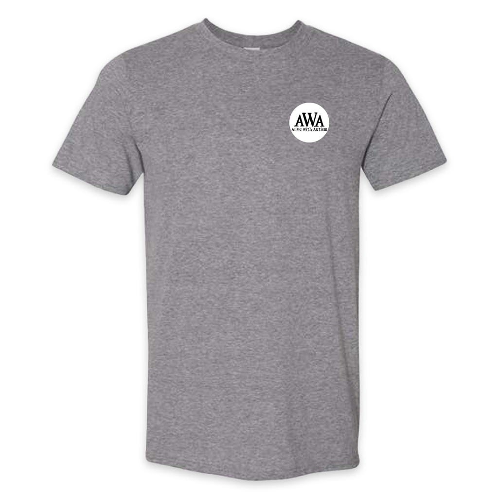 Alive With Autism - UNISEX - Heart Full Back, Logo Left Chest
