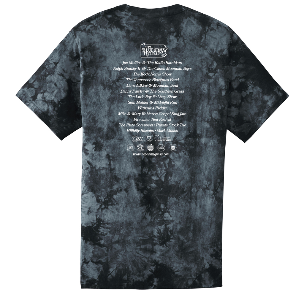 *NEPA Bluegrass Festival 2025 - Full Color Tie Dye Tee!
