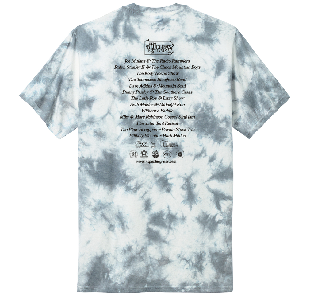 *NEPA Bluegrass Festival 2025 - Full Color Tie Dye Tee!