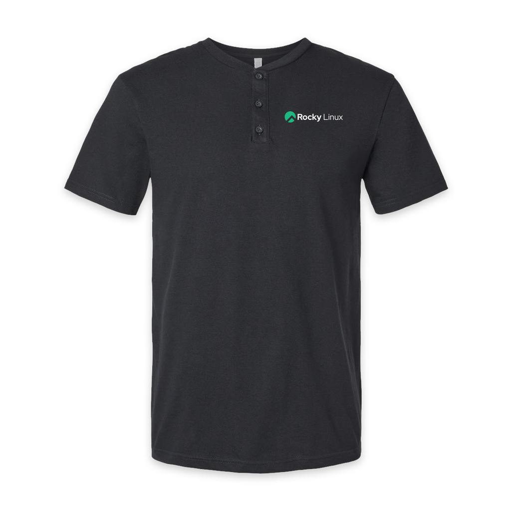 Rocky Linux CVC Henley Tee