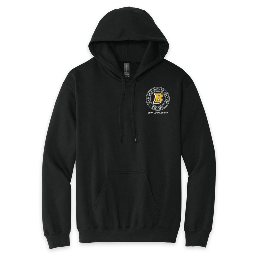 [SF500-S-Black] SUNY Broome Employee - Softstyle Hoodie (S, Black)