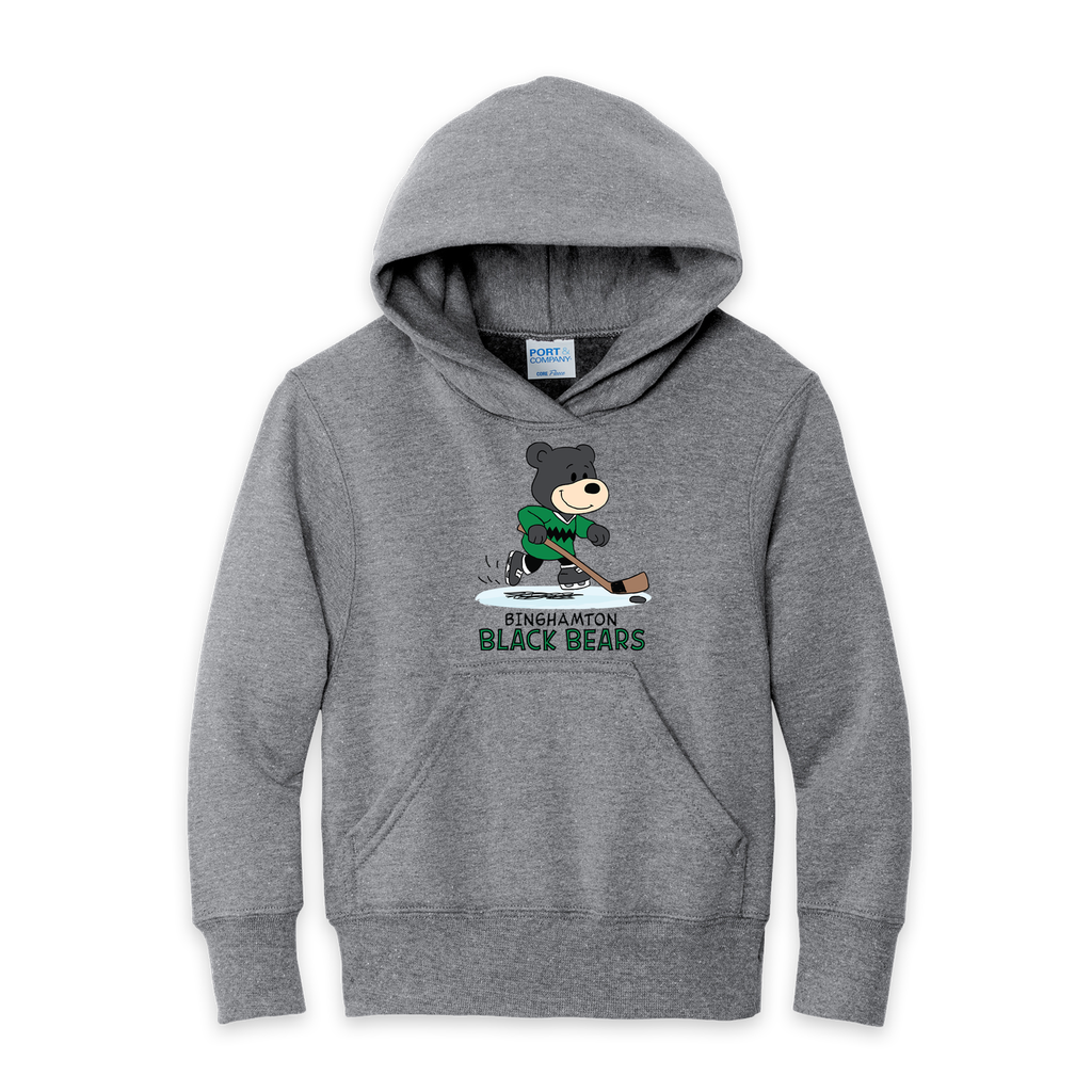 Black Bears Peanuts Design Youth Hoodie