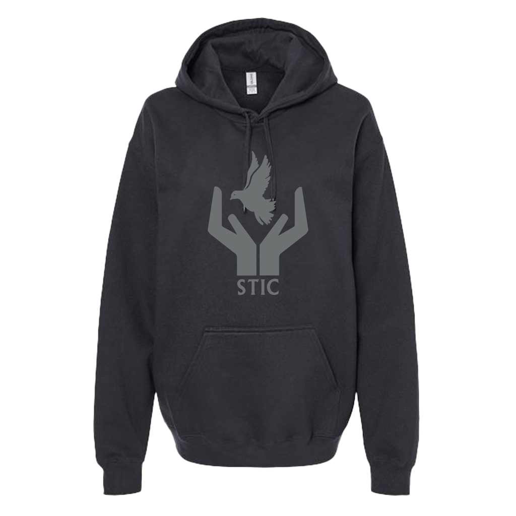 [SF500-S-Black] STIC Hoodie - Full Front! (S, Black)