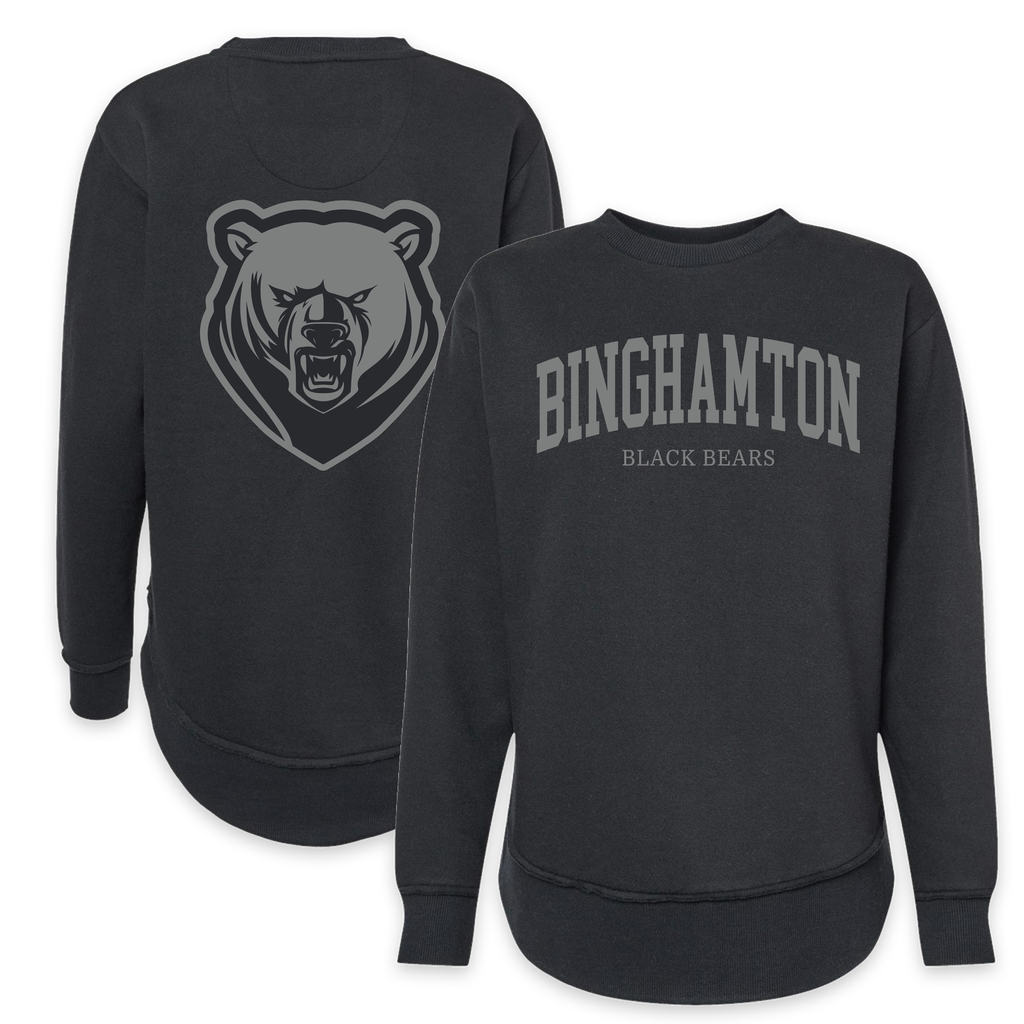 Binghamton Black Bears Women's Crewneck - ONLINE EXCLUSIVE