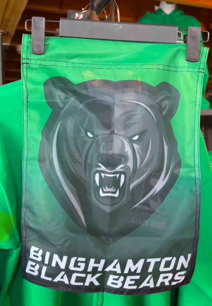 Binghamton Black Bears Garden Flag - Alternate Logo! 