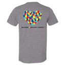 Alive With Autism - UNISEX - Heart Full Back, Logo Left Chest