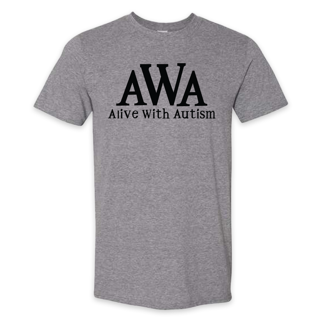Alive With Autism - UNISEX - Slogan Back, Full Front