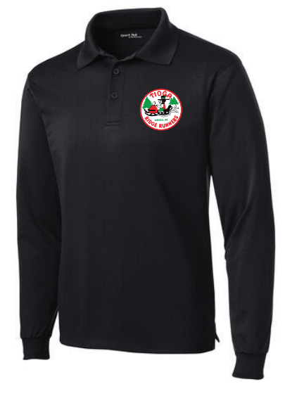 Tioga Ridge Runners Vintage Logo - Long Sleeve Polo! 