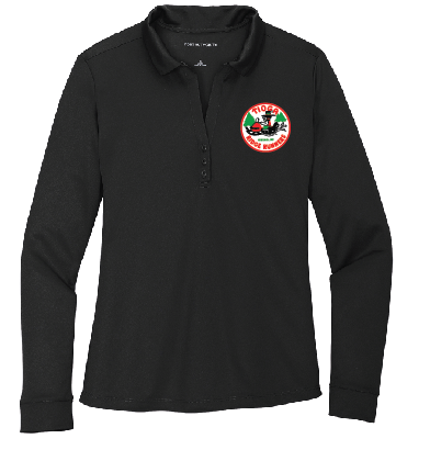 Tioga Ridge Runners Vintage Logo - Ladies Long Sleeve Polo!