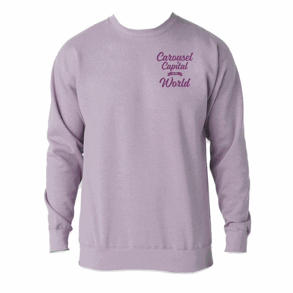 Carousel Capital Of The World - One Color Crewneck