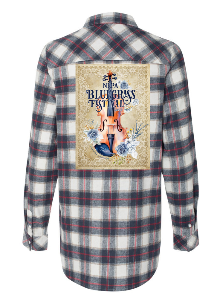 PREORDER ONLY - NEPA Bluegrass Festival 2025 - Ladies Flannel!