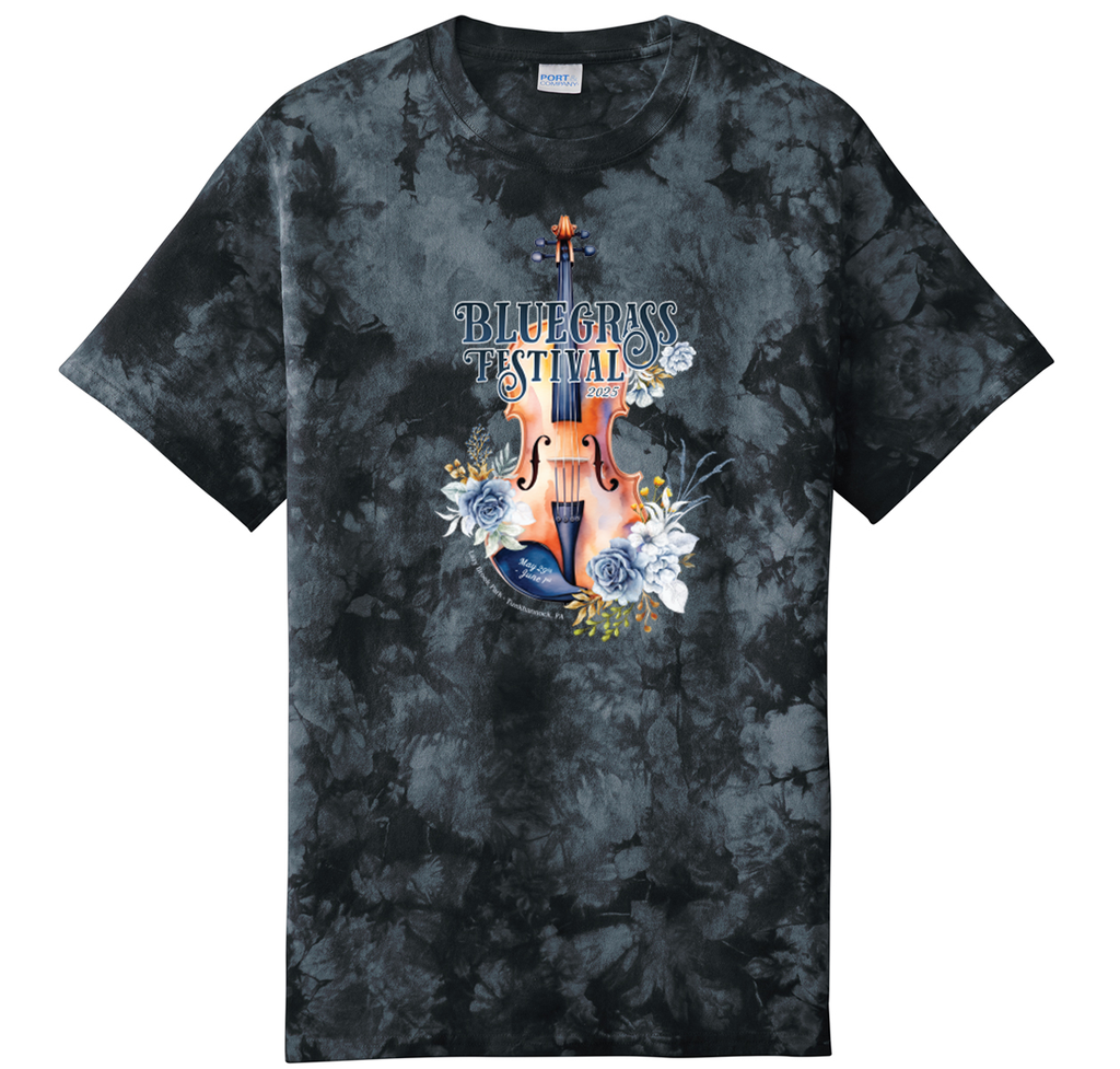 NEPA Bluegrass Festival 2025 - Full Color Tie Dye Tee!