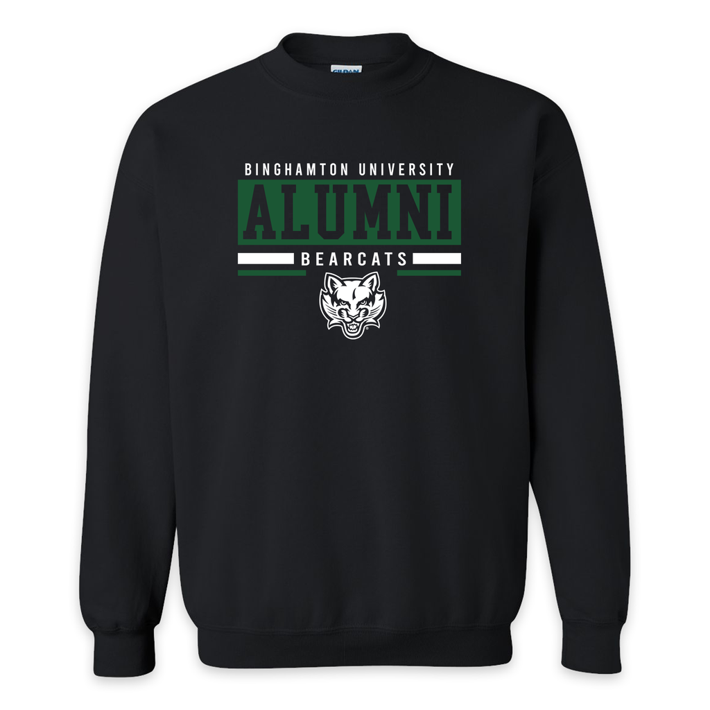 [18000-S-BLACK] Binghamton University Alumni Crewneck (S, Black)
