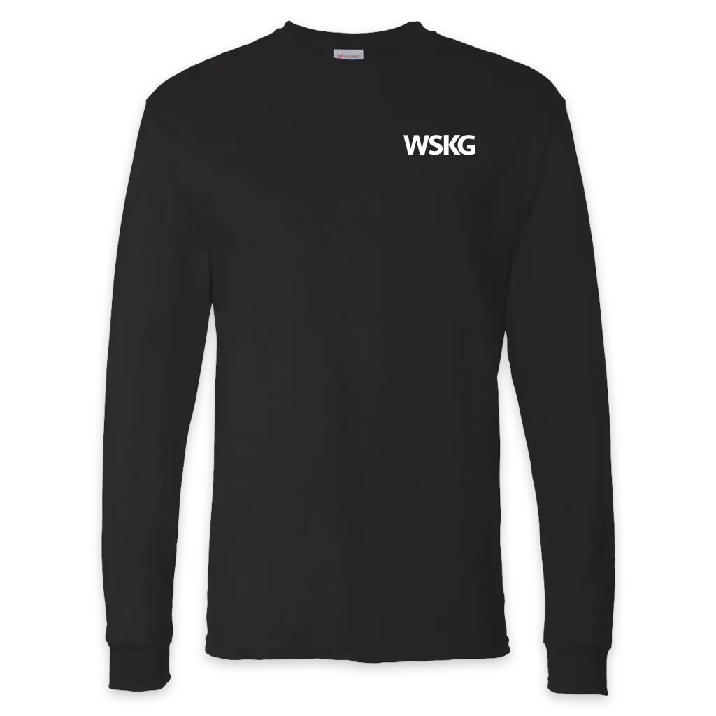 [5400-S-Black] WSKG Employee Long Sleeve Tee (S, Black)