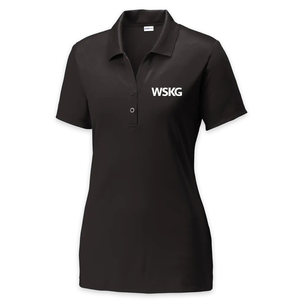[LST550-S-Black] WSKG Employee Sport Tek Polo - Ladies (S, Black)