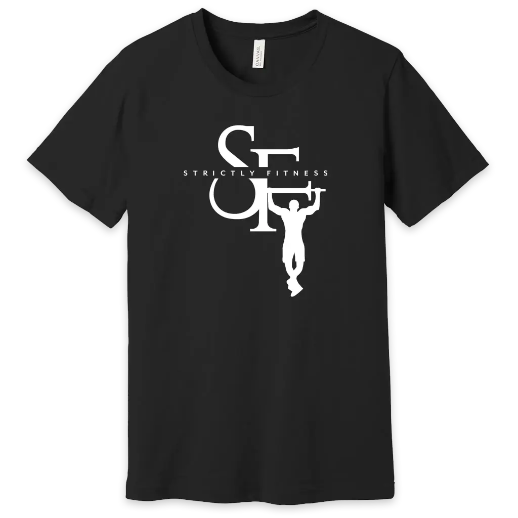 [3001-S-Black] Strictly Fitness - Unisex Jersey Tee! (S)