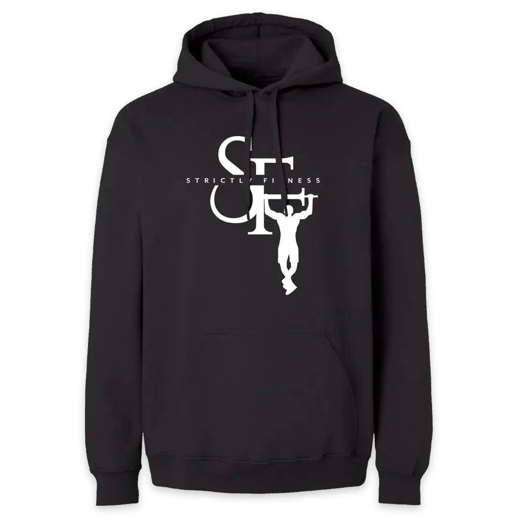 [SF500-S-Black] Strictly Fitness - Unisex Softstyle Hoodie! (S)