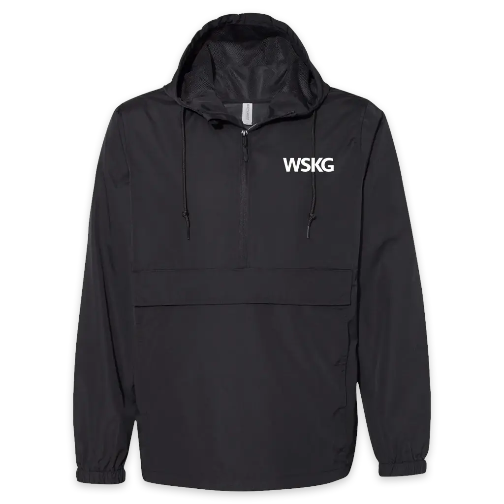 [EXP94NAW-S-Black] WSKG Employee - Unisex Anorak  (S, Black)