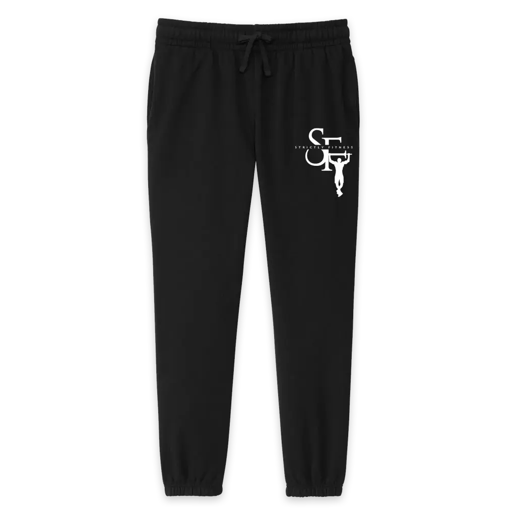 [DT6110-S-Black] Strictly Fitness - Women's Fleece Joggers (S)