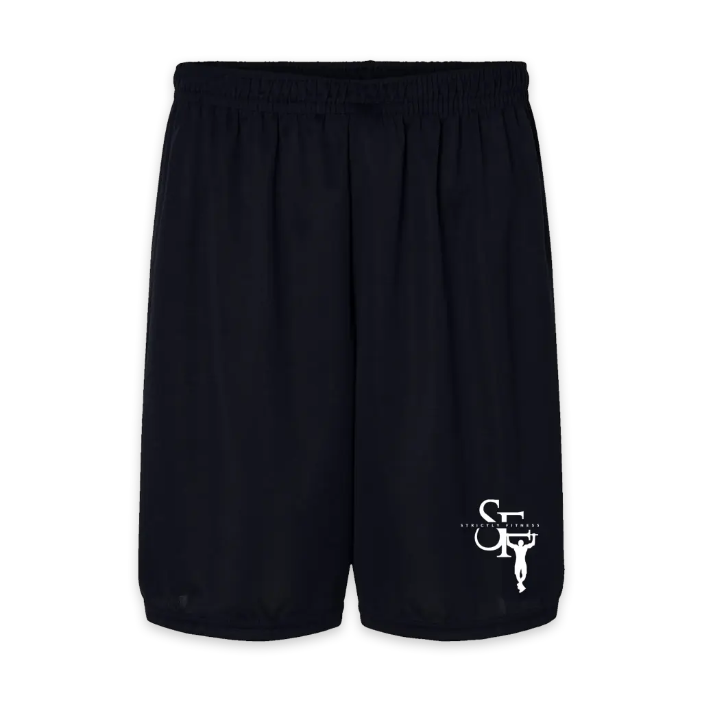 [1425-S-Black] Strictly Fitness - Unisex Shorts! (S)