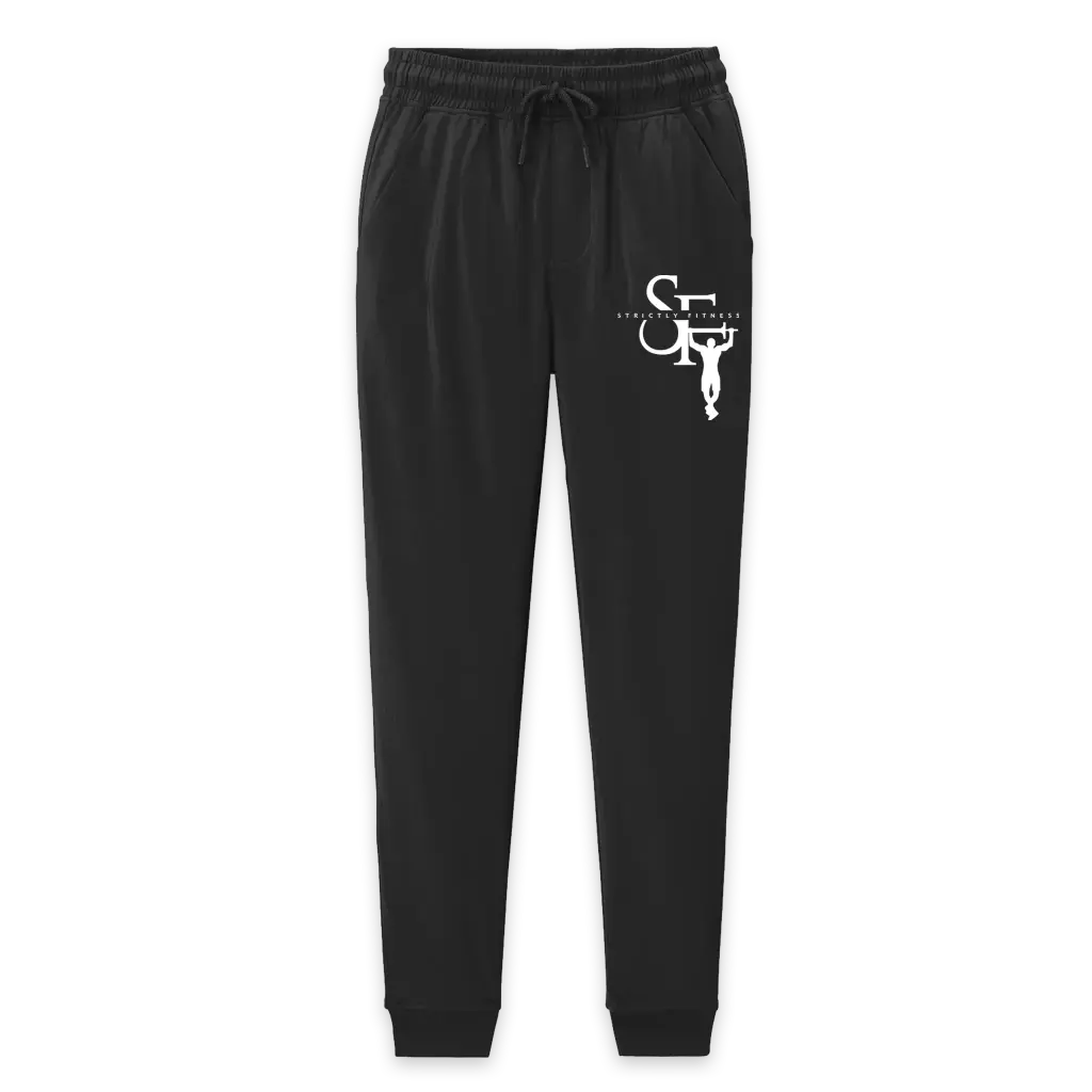 [PST858-S-Black] Strictly Fitness - Unisex Sport Wick Joggers (S)