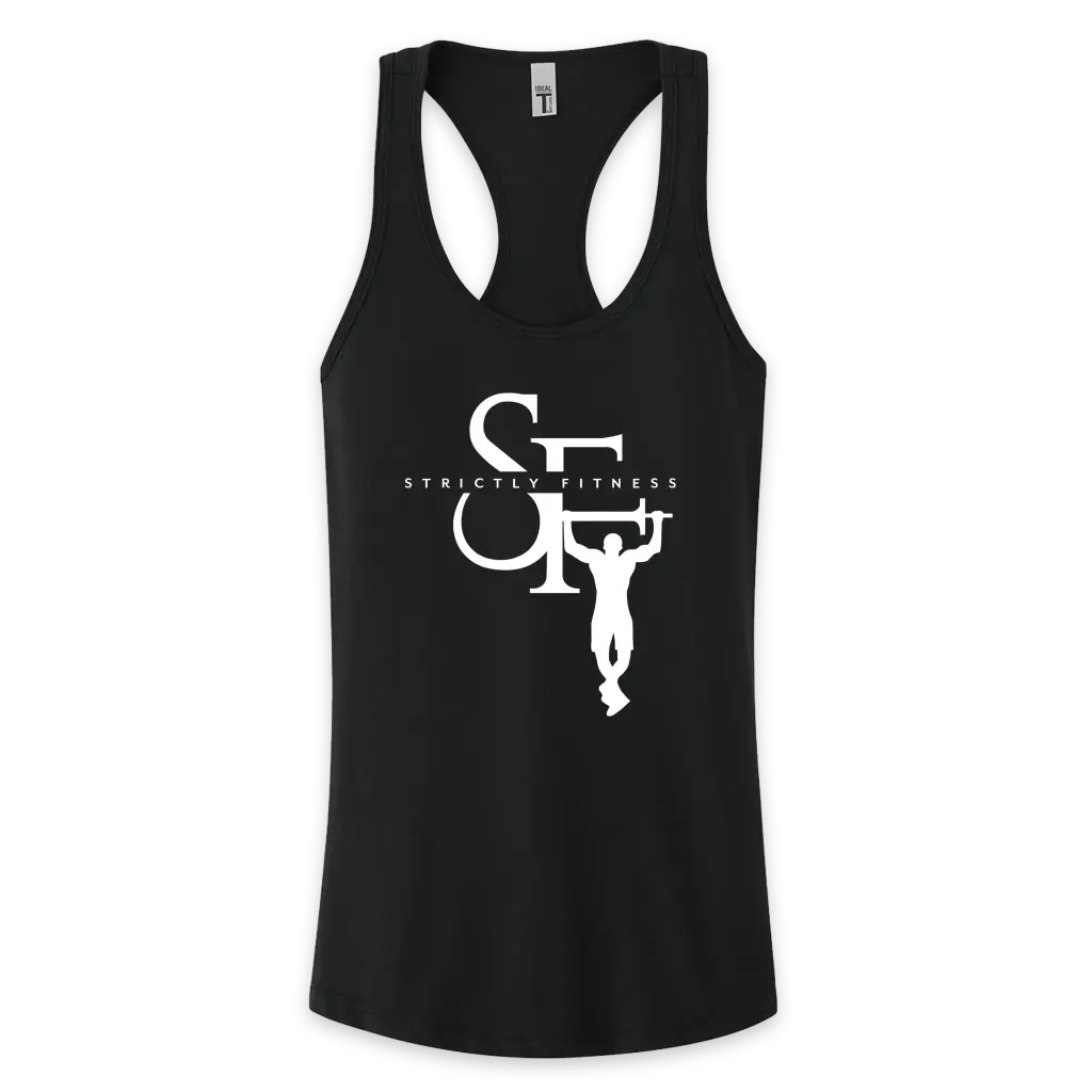 [1533-S-Black] Strictly Fitness - Women's Ideal Racerback Tank (Black, S)