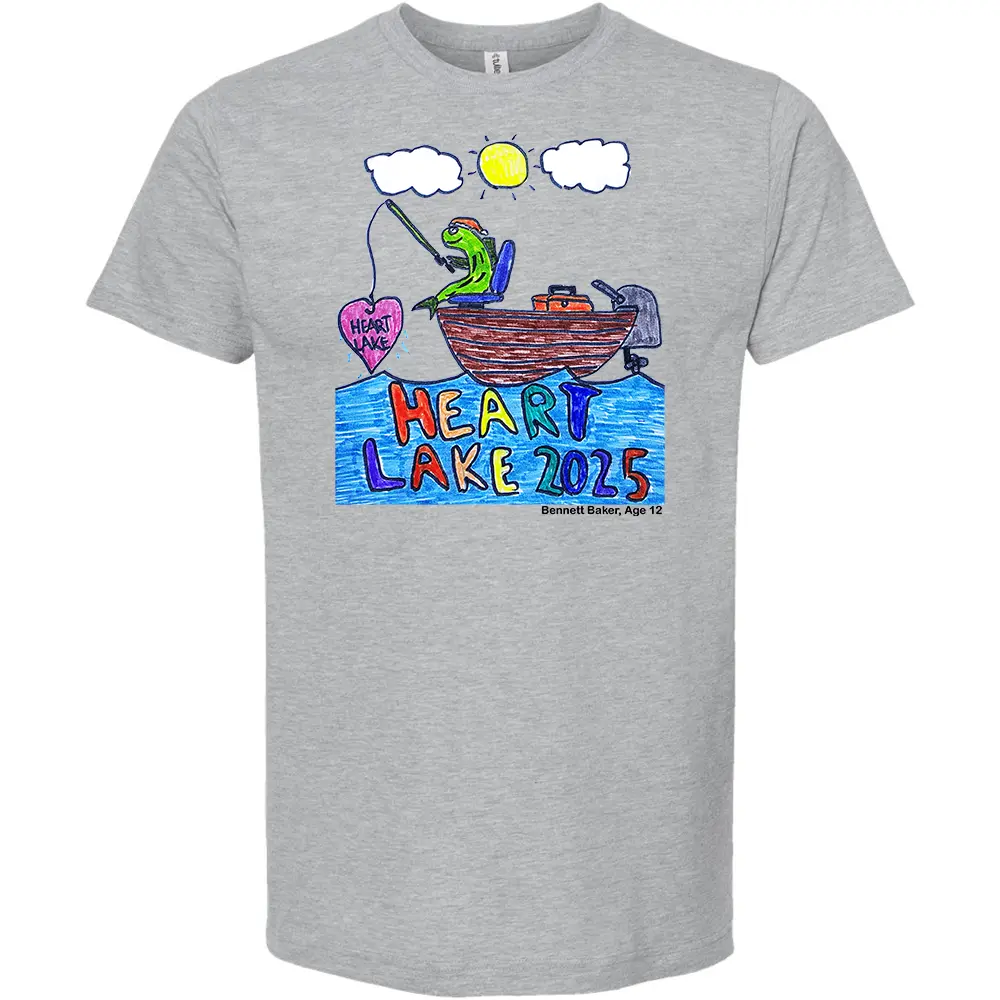 Heart Lake - Fish Fishing T-Shirt