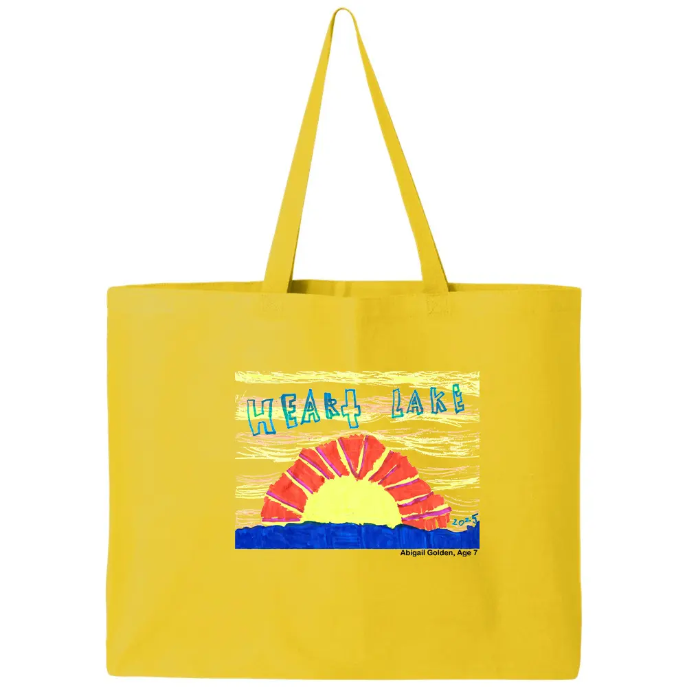 Heart Lake Tote Bag - Sun