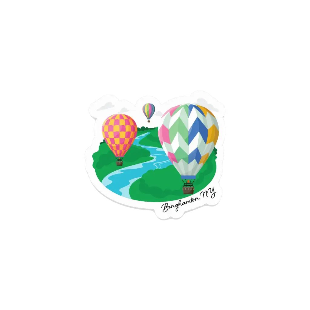 Hot Air Balloon Sticker!