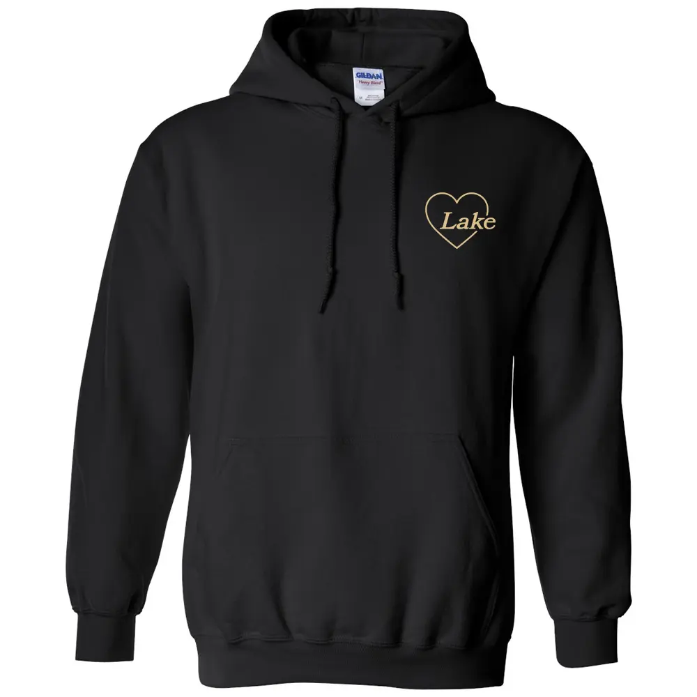 Heart Lake - Embroidered Hoodie