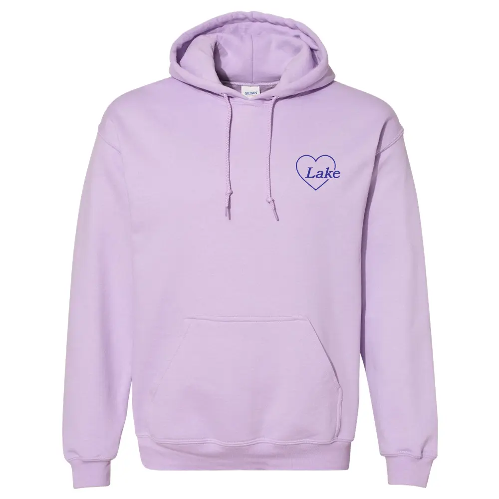 Heart Lake - Embroidered Hoodie