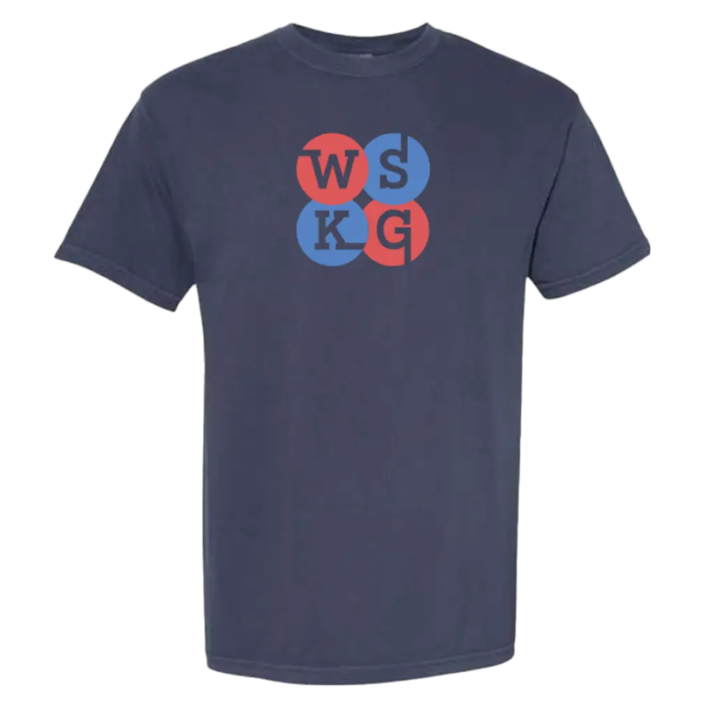 [1717-S-Navy] WSKG Square Basic Tee! (S, Navy)