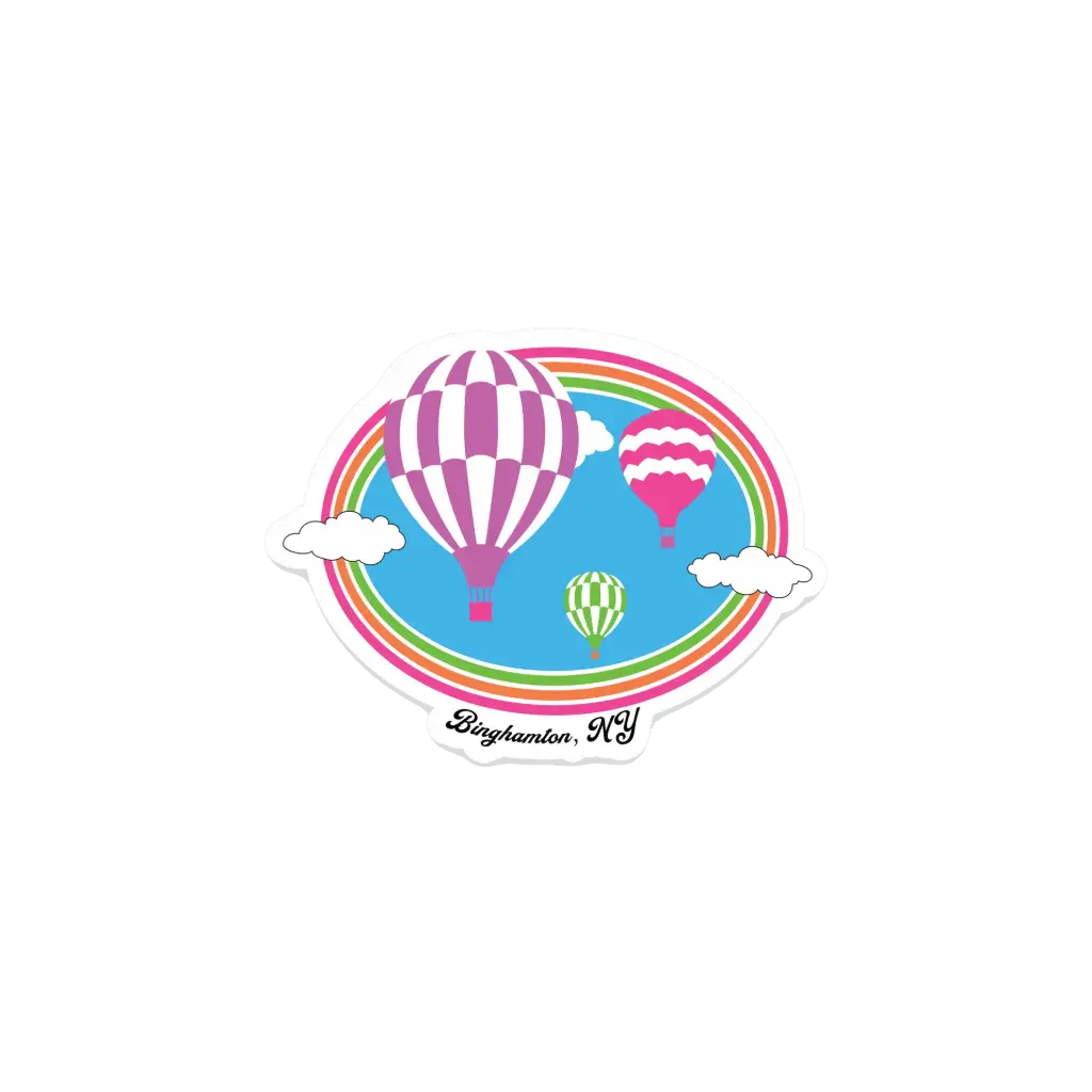 Hot Air Balloon Sticker 
