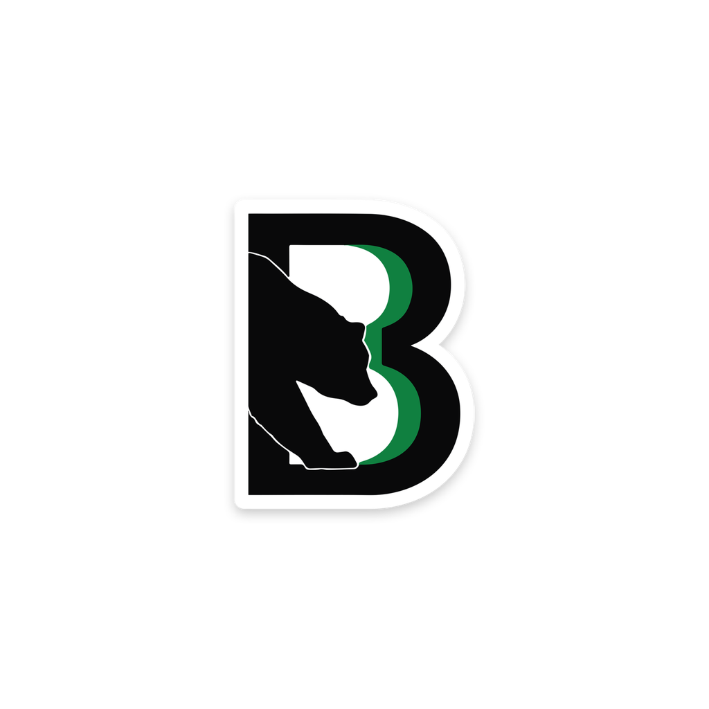 Binghamton Black Bears Logo Removable Wall Sticker