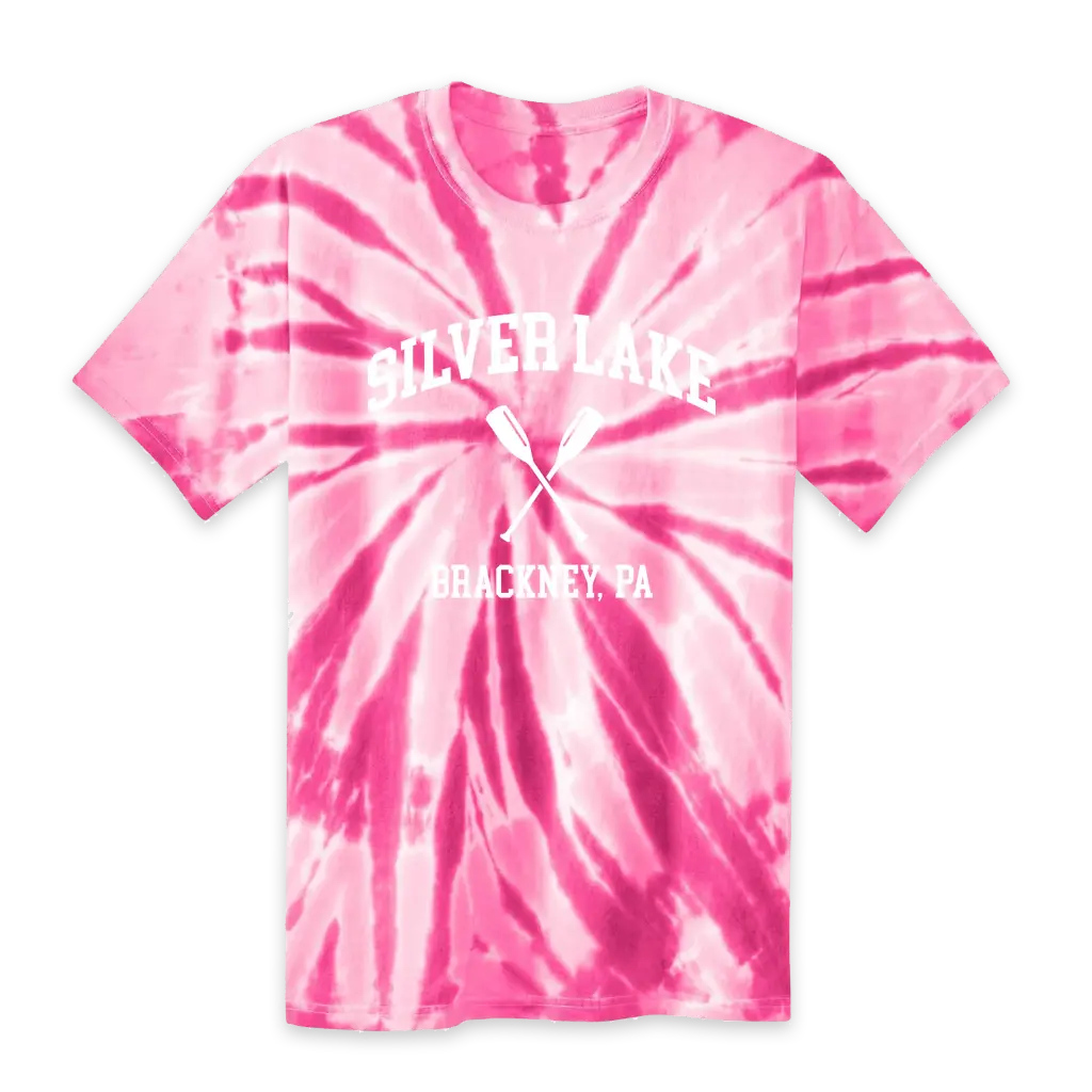 [PC147Y-S-Pink] Silver Lake - YOUTH Tie Dye T-Shirt   (S, Pink)