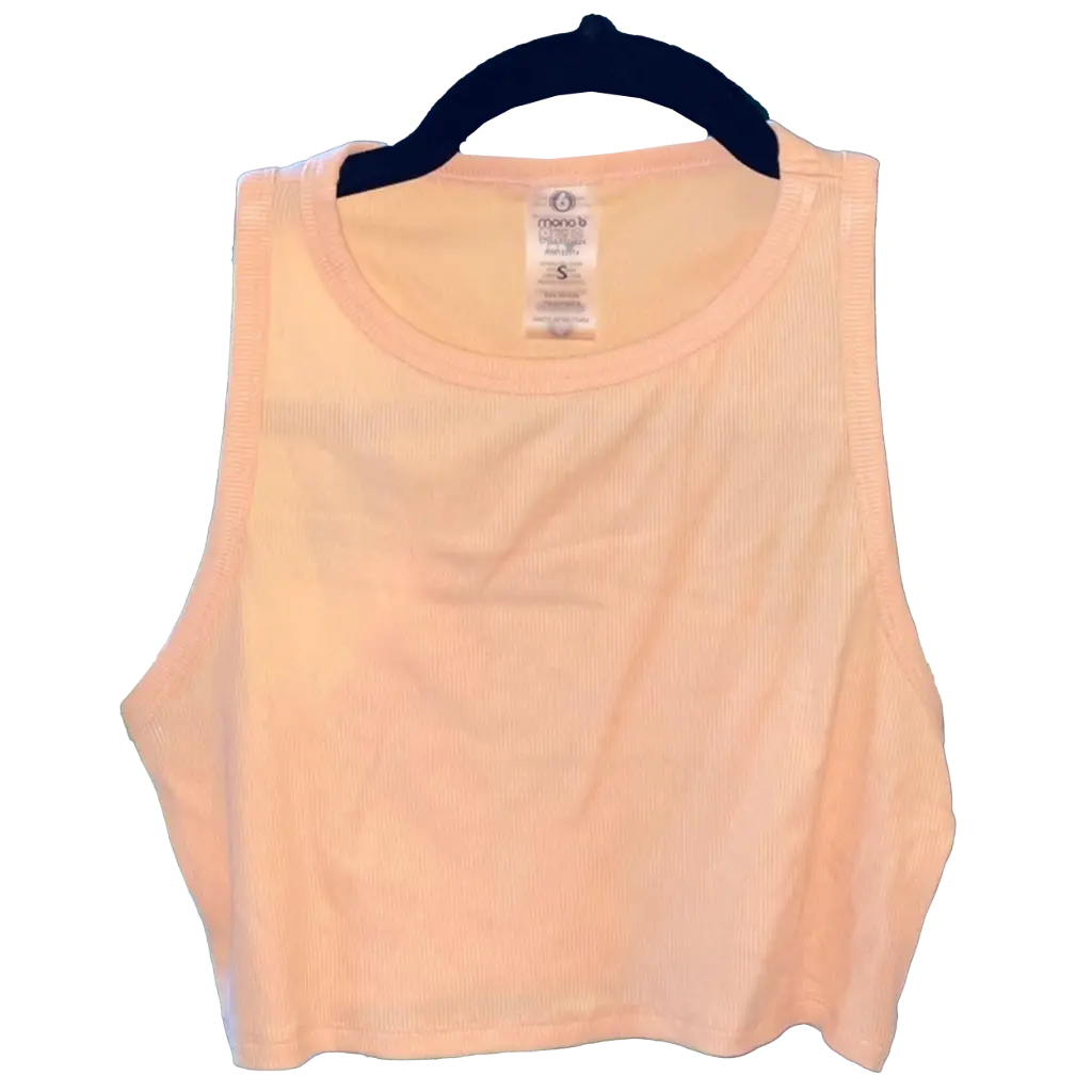 Sunkissed/ Lilac Cropped Tank - Basics By Muckles!