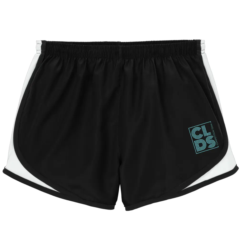 [LST304-S-Black/White/Black] CLDS Ladies Shorts! (S)