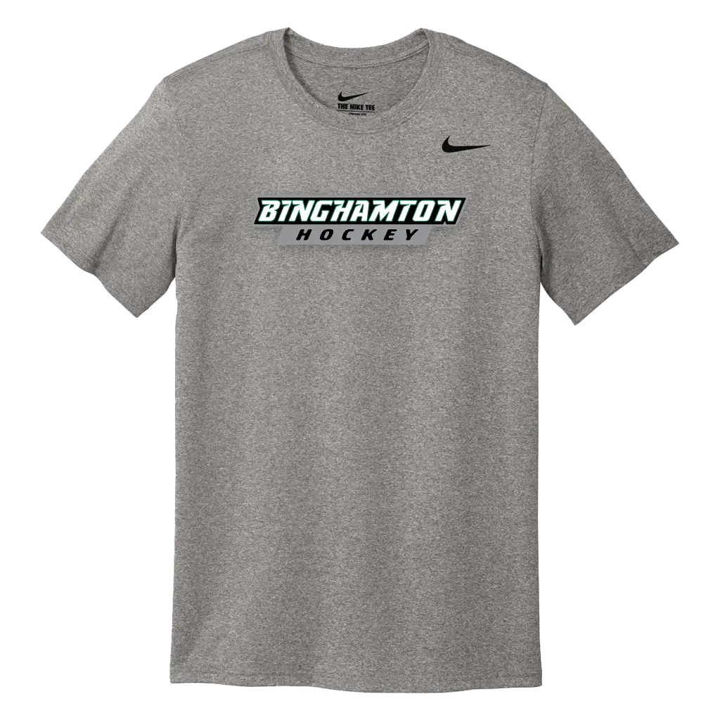 [DV7299-S-Carbon Heather] BU Club Hockey Nike Legend Tee (Carbon Heather, S)