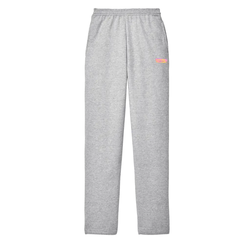 [PC78P-S-ASH] Dancing With D Open Bottom Sweatpants - Triple City (Ash, S)